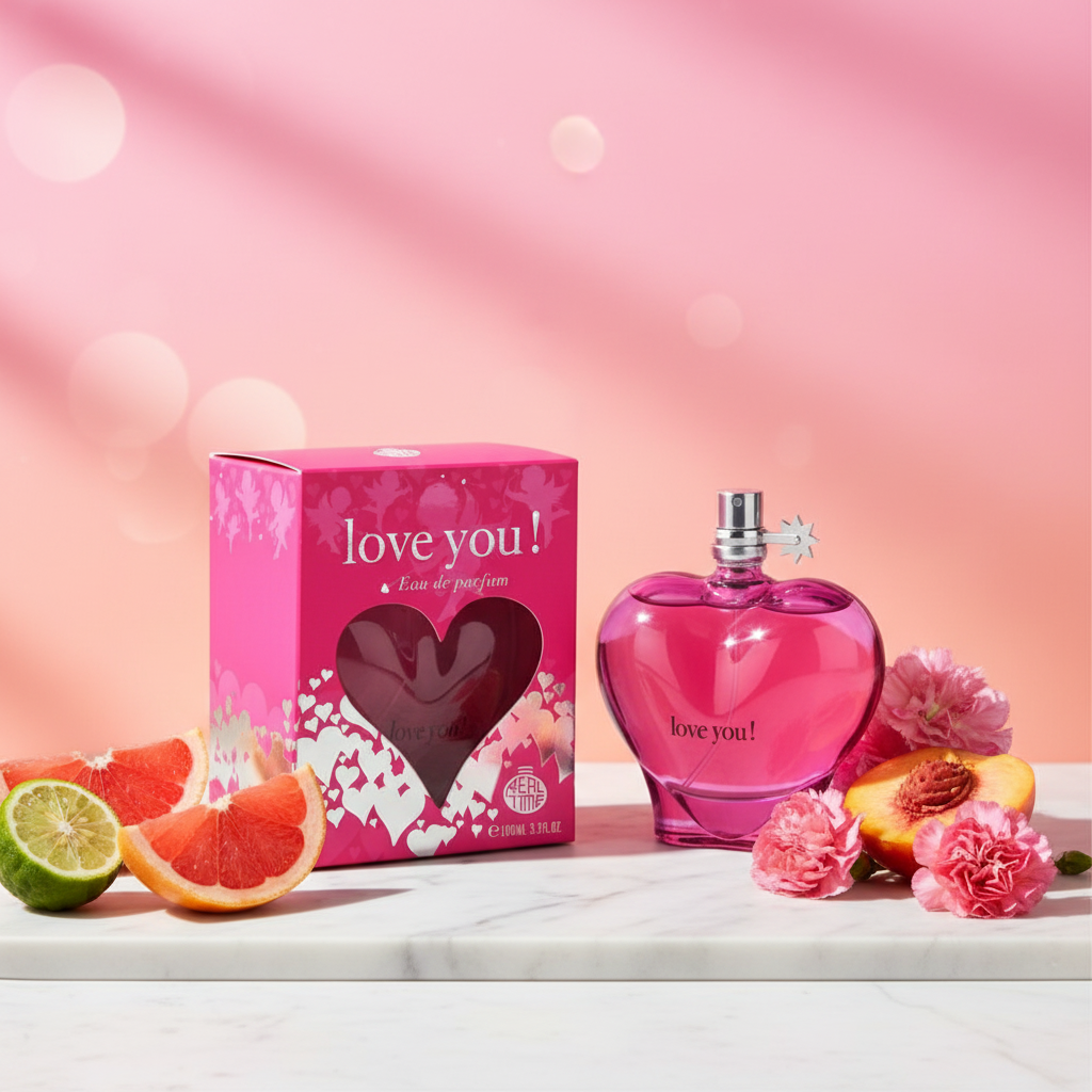 100 ml Eau de Parfum "Love You Pink" Ovocná - Citrusová Vôňa pre Ženy 11 
