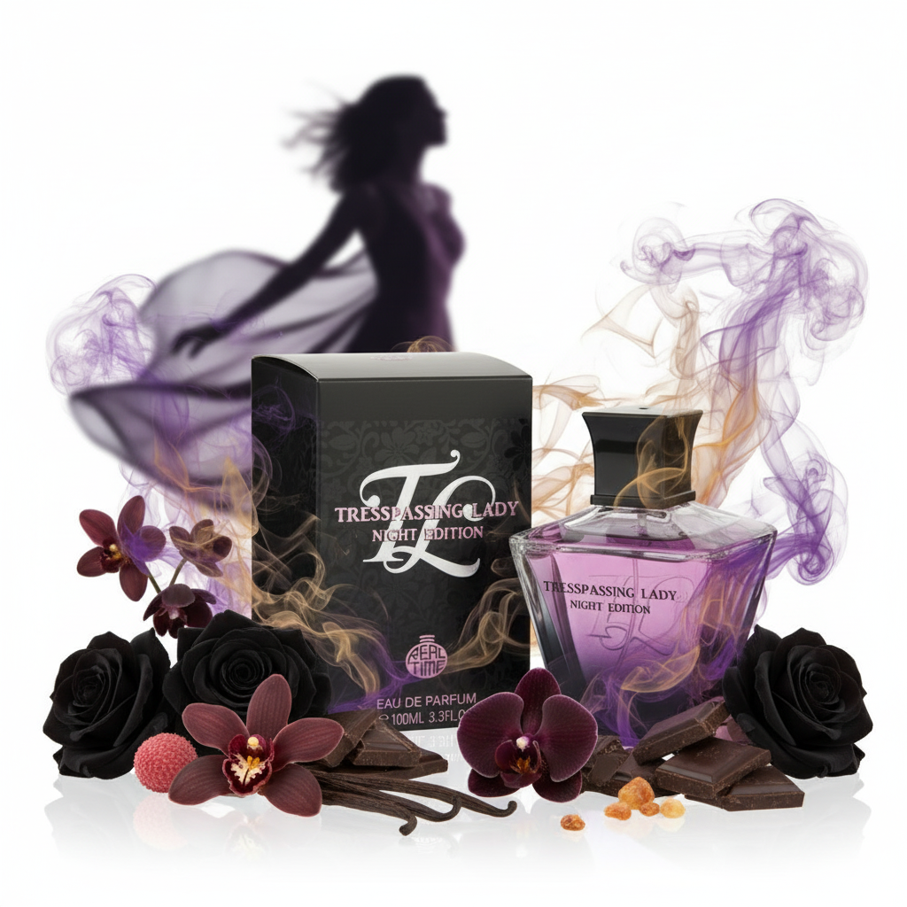 100 ml Eau de Parfum "Trespassing Lady Night Edition" Kvetinovo-korenistá Vôňa pre Ženy