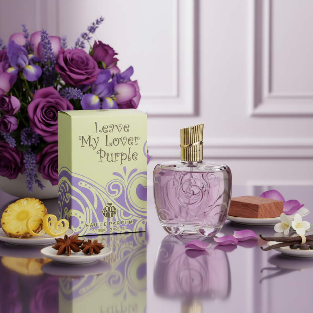 100 ml EDP LEAVE MY LOVER PURPLE, orientálna - vanilková vôňa pre ženy 4 