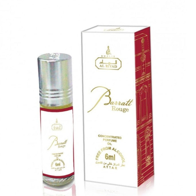 6 ml parfémový olej BARRATT ROUGE, kvetinová unisex vôňa 1 