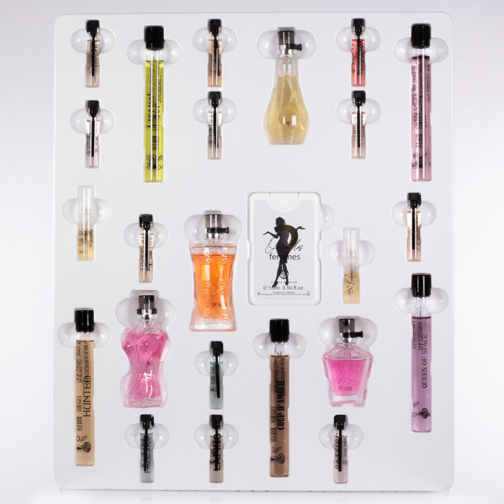 Adventný kalendár s exkluzívnymi mini parfémami