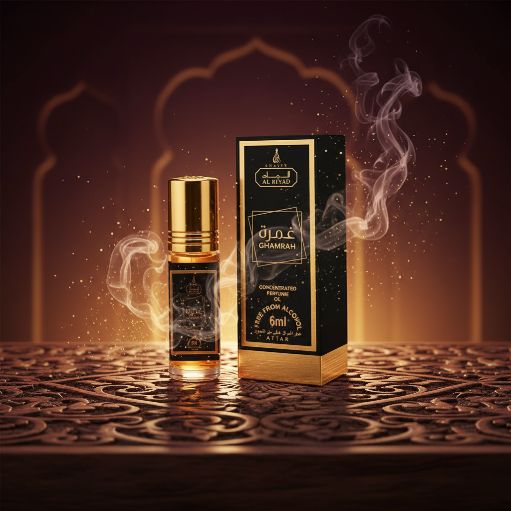 Parfémový olej 6ml "Ghamrah" - drevito-orientálna vôňa unisex 1 
