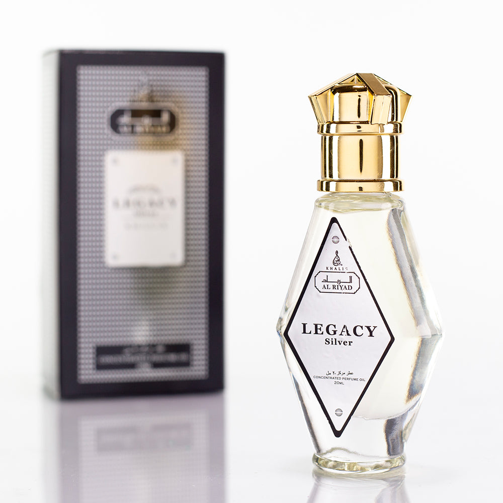 Parfémový olej 20ml "Legacy Silver" - drevitá vôňa unisex 1 