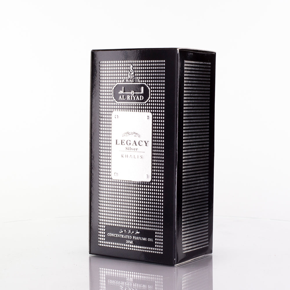 Parfémový olej 20ml "Legacy Silver" - drevitá vôňa unisex 5 