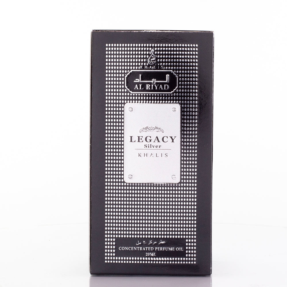 Parfémový olej 20ml "Legacy Silver" - drevitá vôňa unisex 6 
