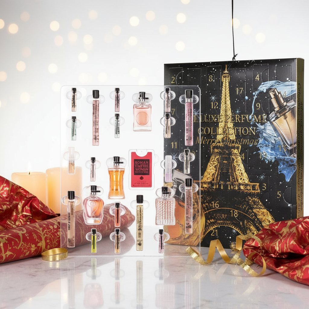 Adventný kalendár s exkluzívnymi mini parfémami
