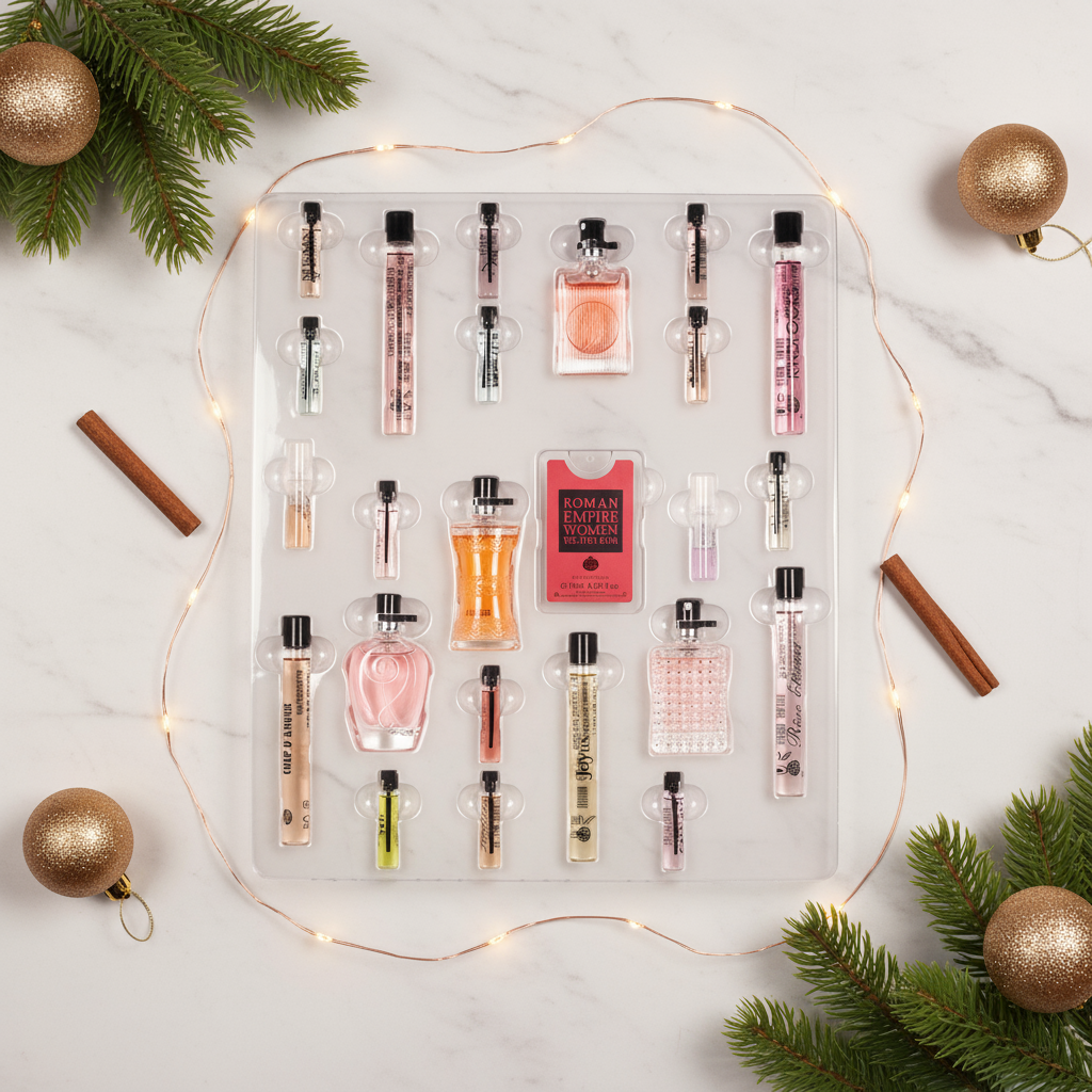 Adventný kalendár s exkluzívnymi mini parfémami