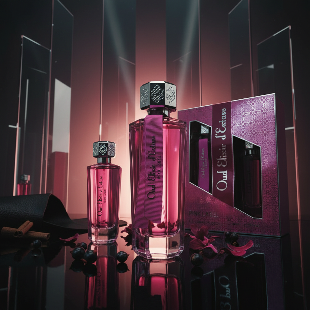 EDP 100ml + 30ml "Oud Elixir Pink" - kvetinovo-orientálna vôňa 1 