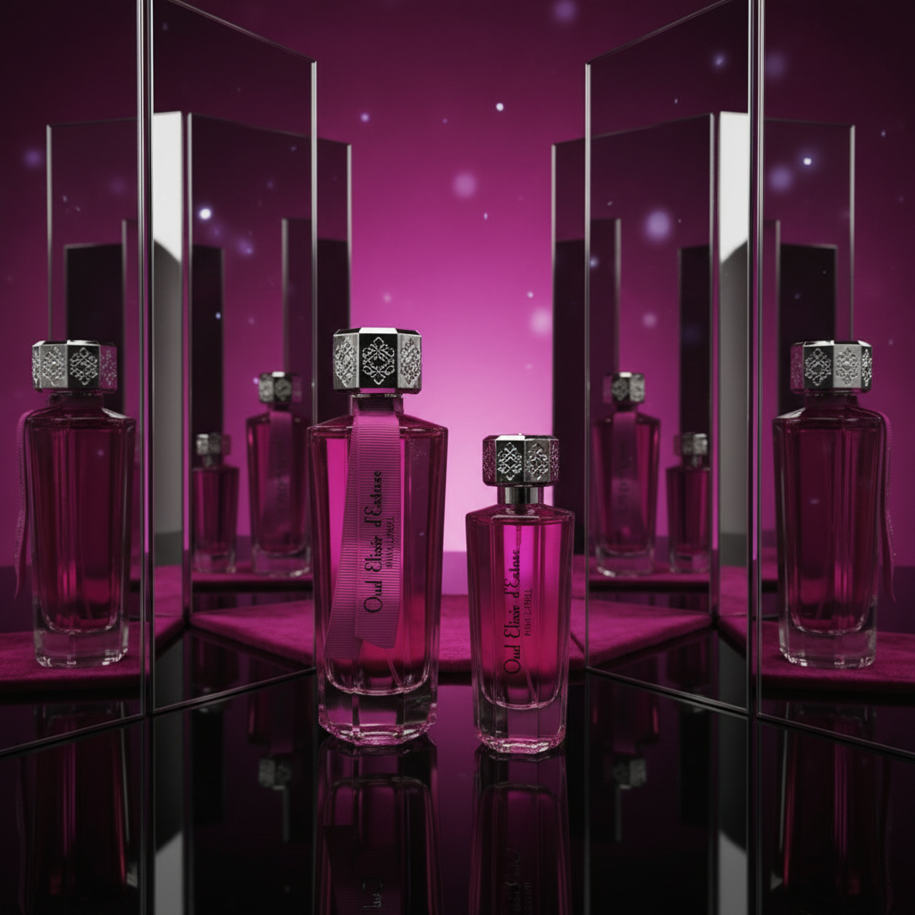 EDP 100ml + 30ml "Oud Elixir Pink" - kvetinovo-orientálna vôňa