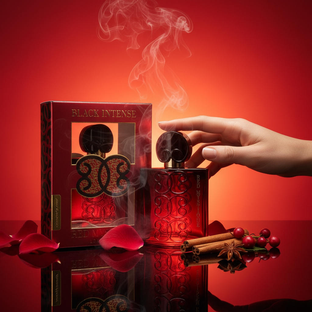 EDP 100ml "Black Intense Red Mystike" - kvetinovo-ovocná vôňa 2 