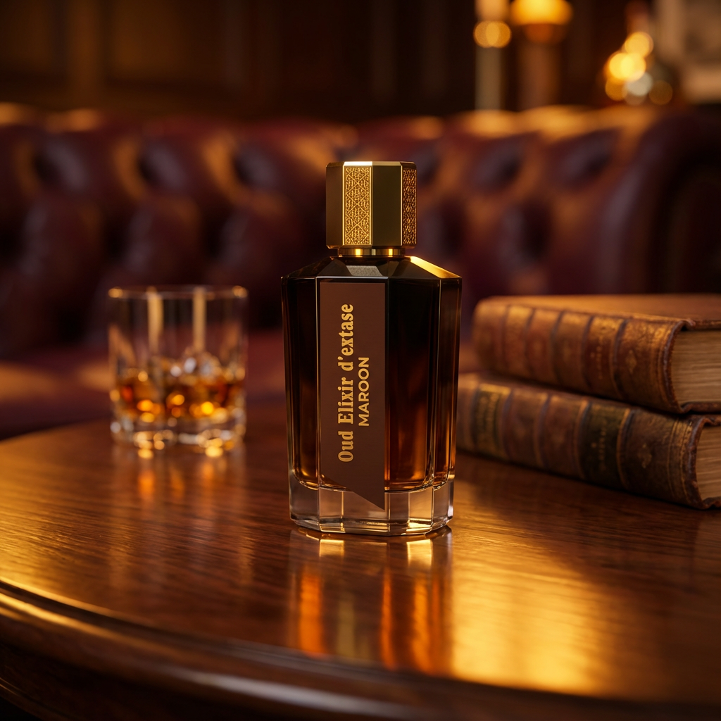 EDP 100ml "Oud Elixir D’extase Maroon" - orientálno-drevitá vôňa 3 