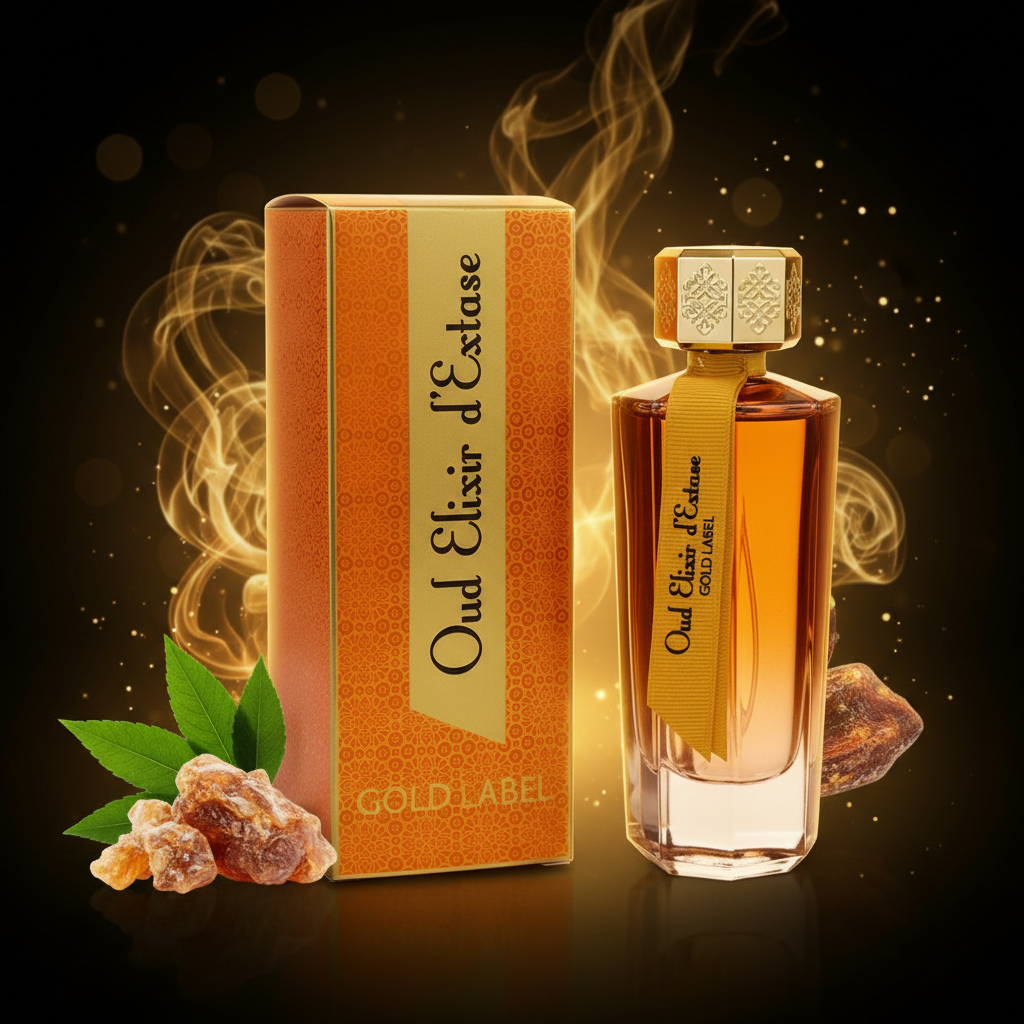 Linn Young EDP 100ml "Oud Elixir d'Extase Gold Label" – drevito-cyprová vôňa 5 