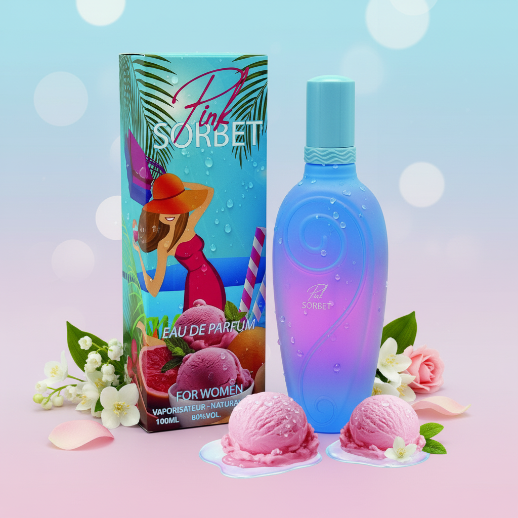 EDP 100 ml „Pink Sorbet“ – ovocno-kvetinová vôňa 1 