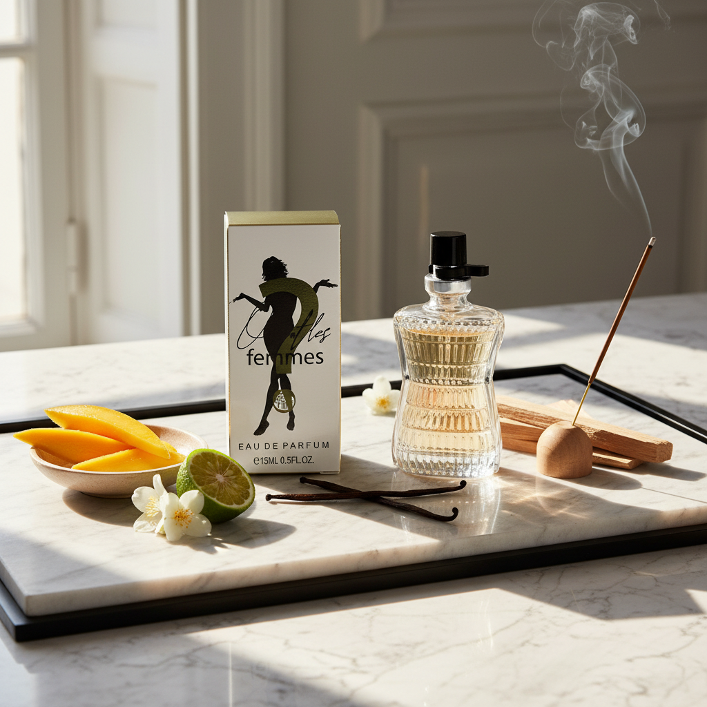15ml EDP "OÙ SONT LES FEMMES" - kvetinová - drevitá - pižmová vôňa 9 