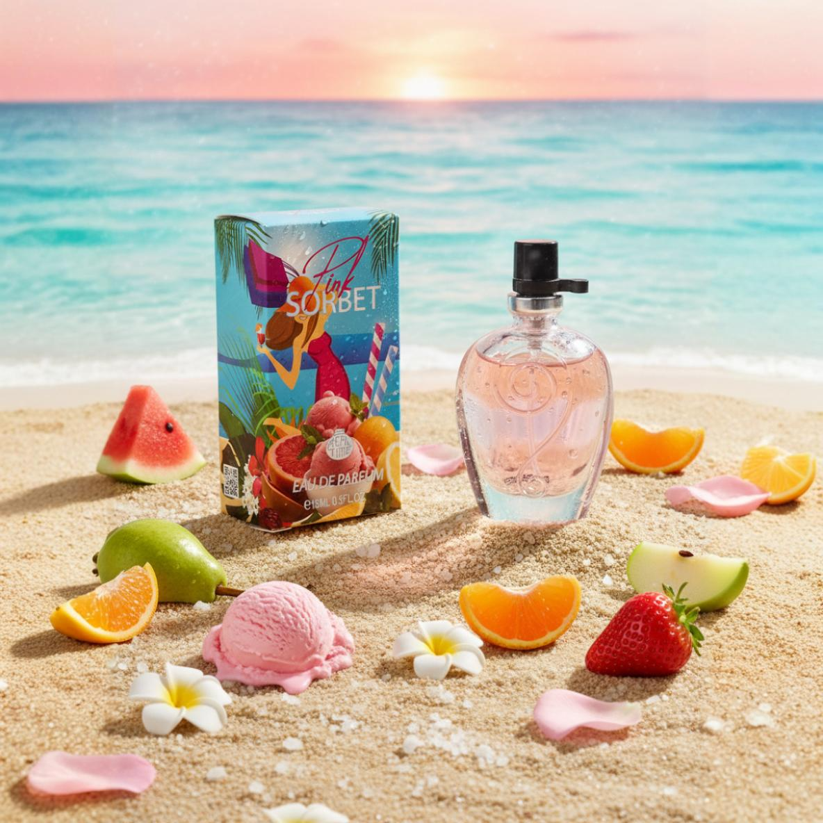 15 ml EDP "PINK SORBET" - ovocná - aromatická vôňa 9 