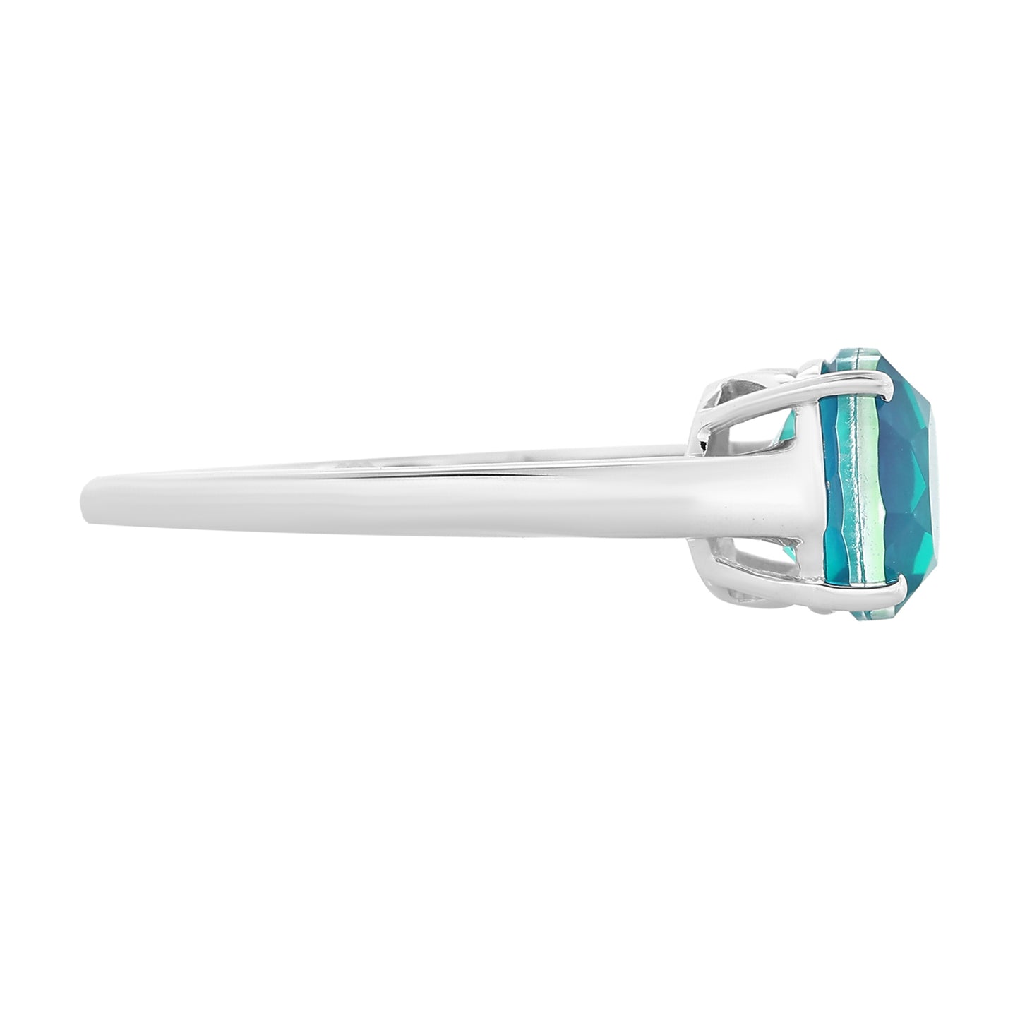 Strieborný Prsteň s Pávím Kremeňom