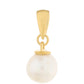 Pozlátený Strieborný Prívesok s Barokovou Sladkovodnou Kultivovanou Perlou