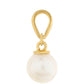 Pozlátený Strieborný Prívesok s Barokovou Sladkovodnou Kultivovanou Perlou