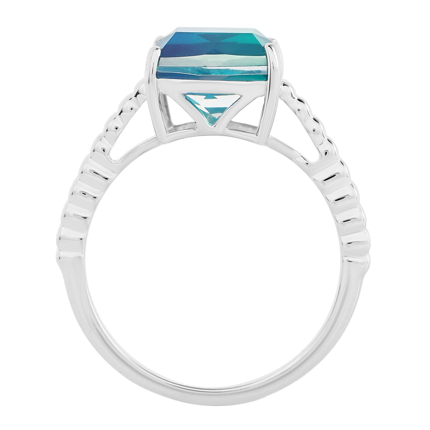 Strieborný Prsteň s Pávím Kremeňom