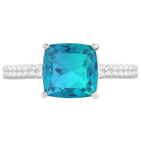 Strieborný Prsteň s Pávím Kremeňom