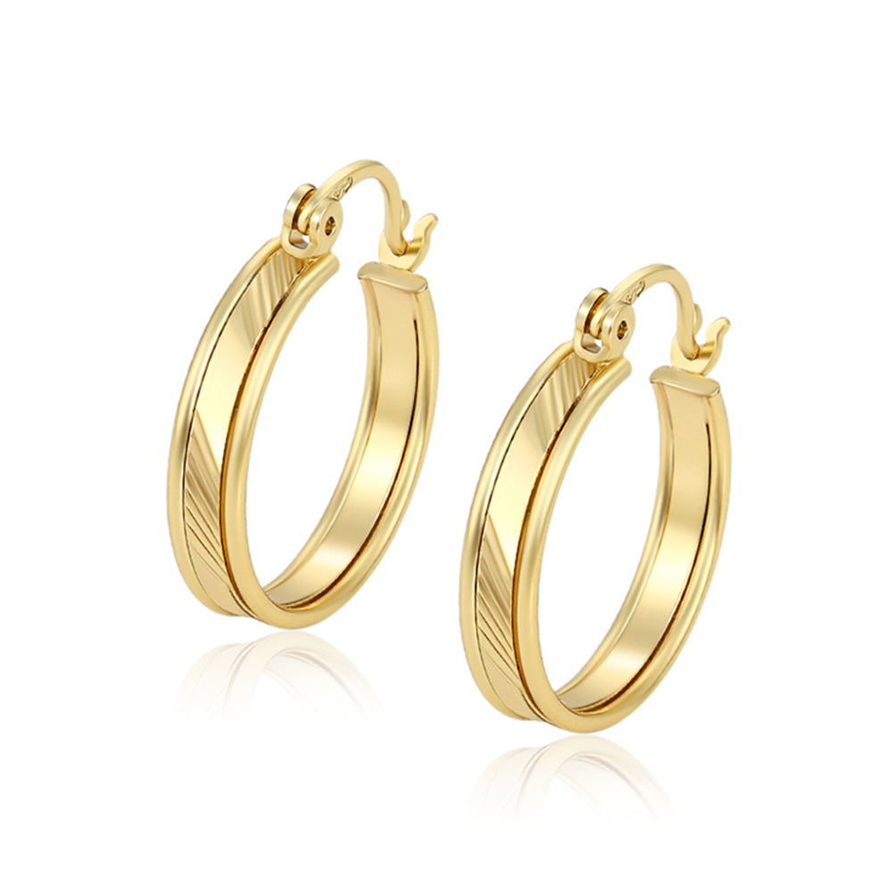 Pozlátené Zliatinové Náušnice 1 