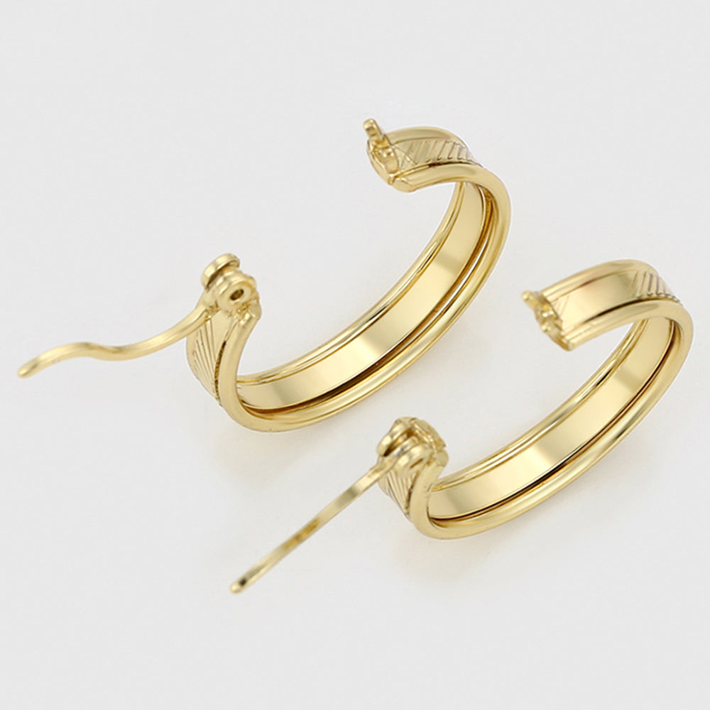 Pozlátené Zliatinové Náušnice 6 