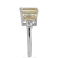 Strieborný Prsteň s Uralským Citrínom