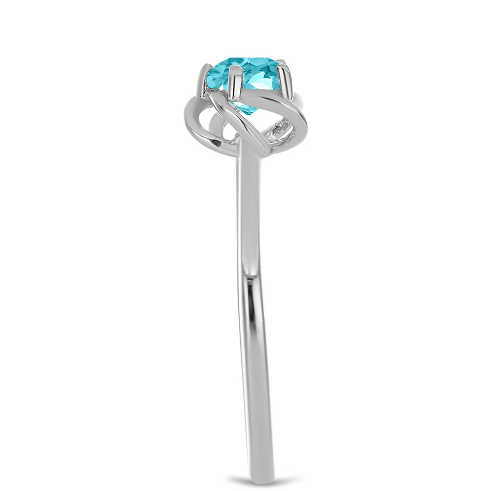 Strieborné Sada s Paraiba Kremeňom ( Náušnice+Prsteň +Prívesok ) 9 