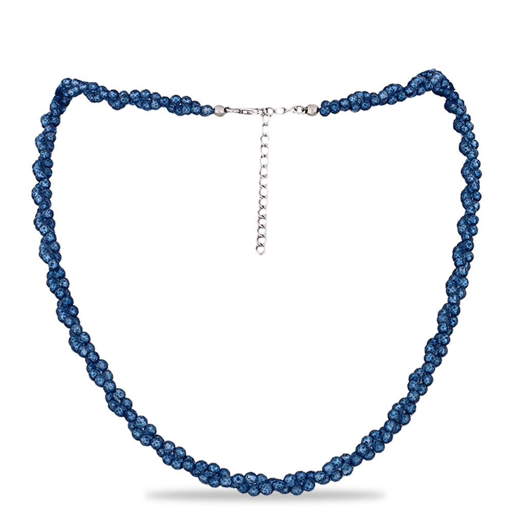 Nugetový Náhrdelník s Londýnským Modrým Topásom 1 