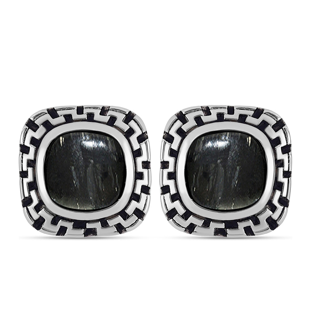 Strieborné Náušnice s Picasso Jaspisom