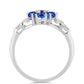 Strieborný Prsteň s Austrálskym Modrým Zafírom