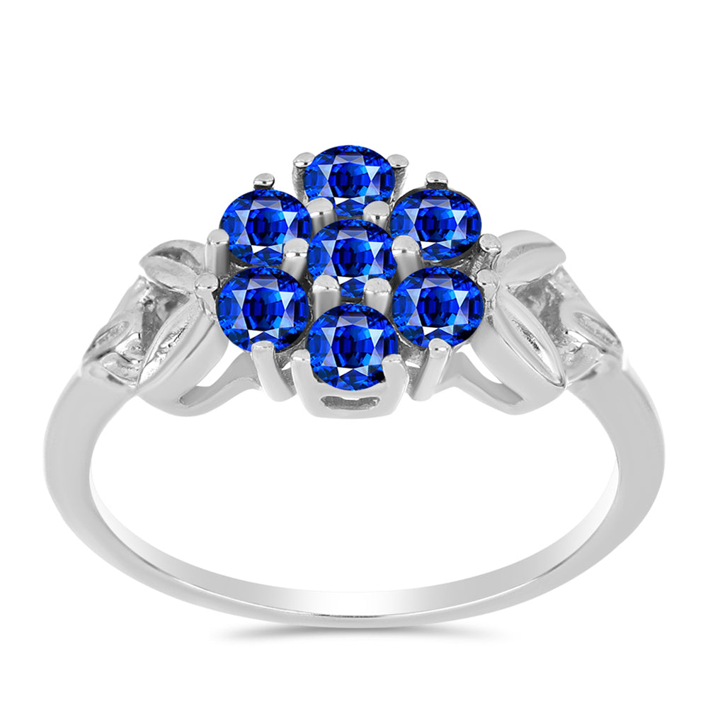 Strieborný Prsteň s Austrálskym Modrým Zafírom