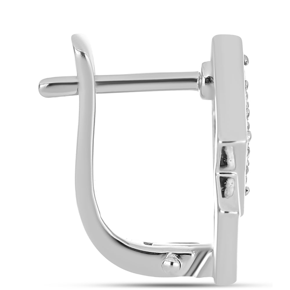 Strieborné Náušnice s "Cisárskym žltým" topazom 2 