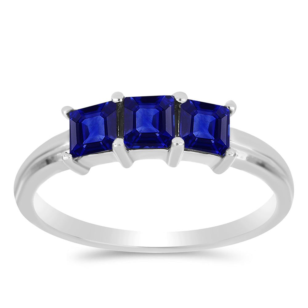 Strieborný Prsteň s Austrálskym Modrým Zafírom