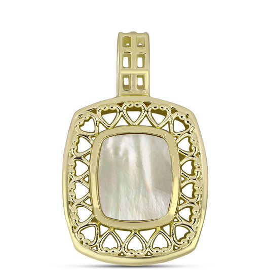 Pozlátený Strieborný Prívesok s Lastúrou