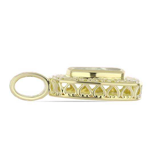 Pozlátený Strieborný Prívesok s Lastúrou