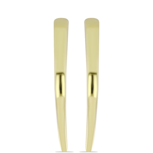 Pozlátené Strieborné Náušnice s Madagaskarským Rubínom a Bielym Topásom