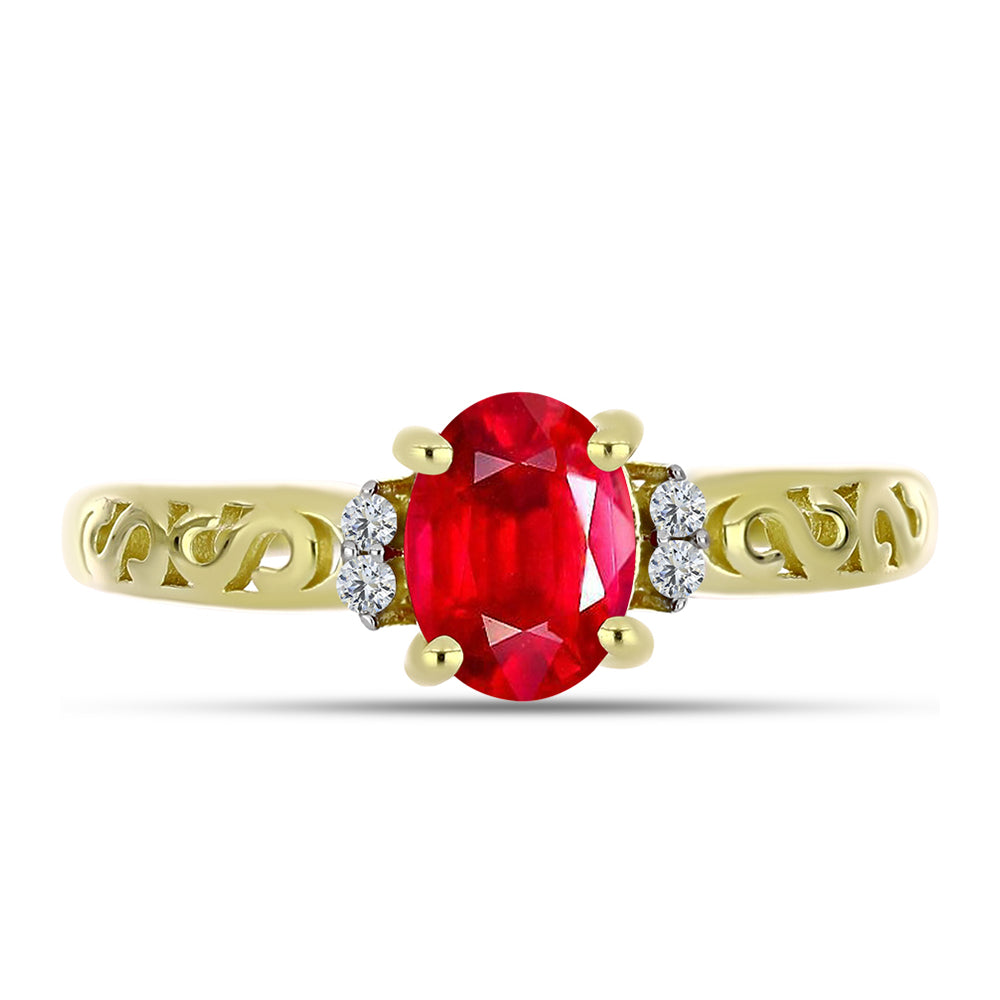 Pozlátený Strieborný Prsteň s Červeným Achátom a Bielym Topásom 2 