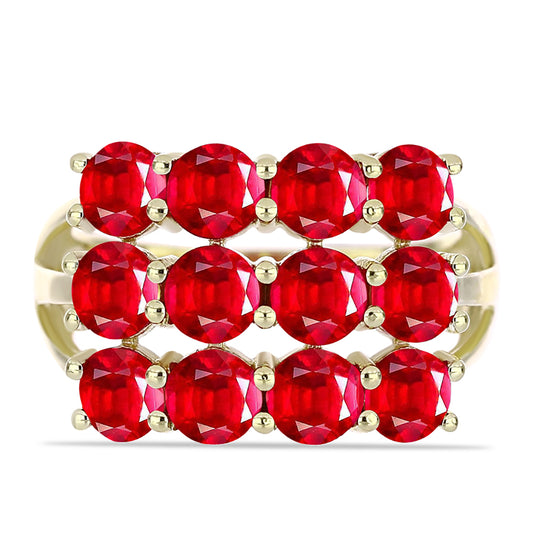 Pozlátený Strieborný Prsteň s Červeným Achátom