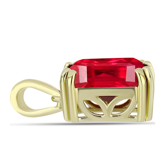 Pozlátený Strieborný Prívesok s Červeným Achátom