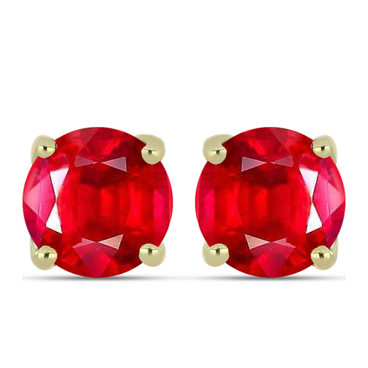 Pozlátené Strieborné Náušnice s Červeným Achátom