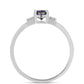 Strieborný Prsteň s Bielym Topásom