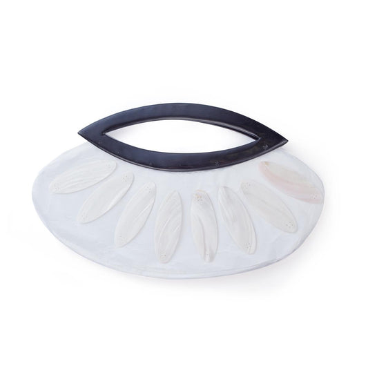 Gemporia: Mother of Pearl Handbag JAINEY White
