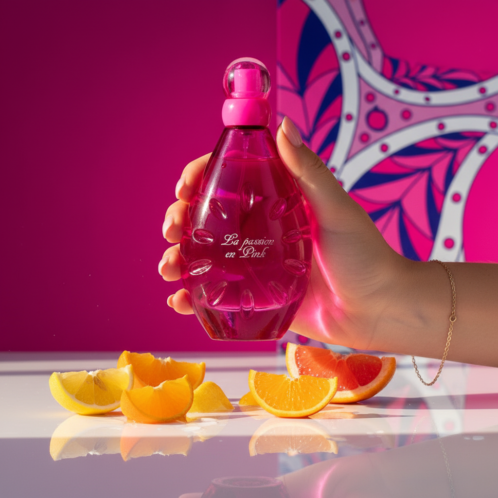 100 ml Eau de Parfum LA PASSION EN PINK Kvetinová Ovocná Vôňa pre Ženy 8 