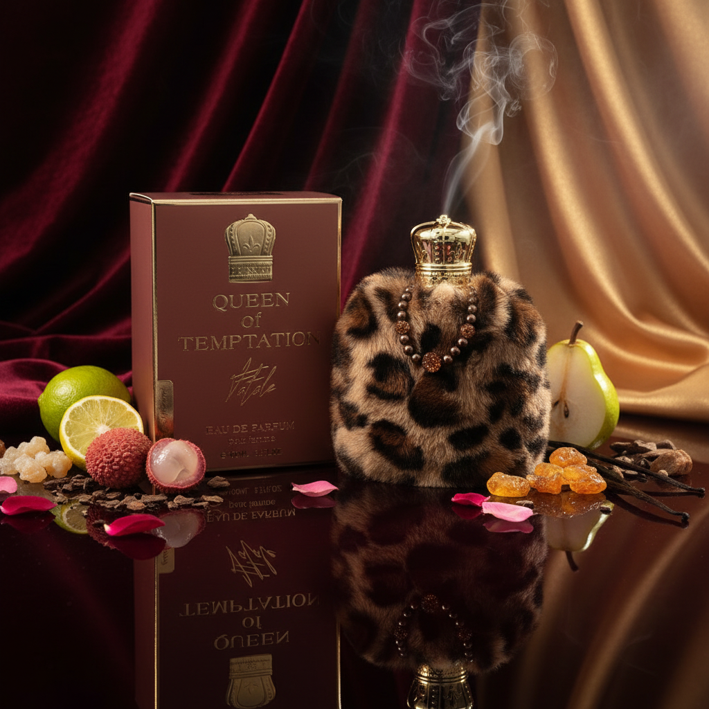 100 ml EDP QUEEN OF TEMPTATION - FATALE, jantárová vôňa pre ženy 6 