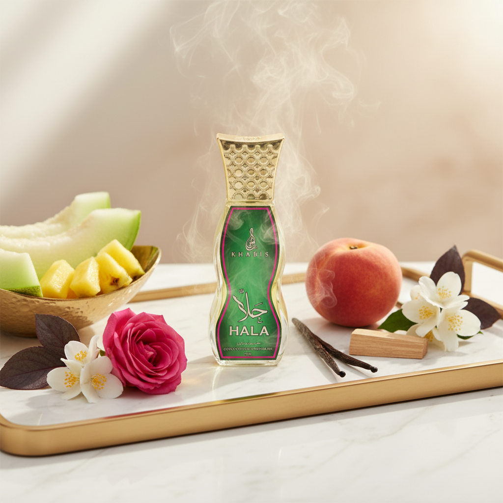 20 ml HALA parfumový olej, kvetinovo - ovocná vôňa pre ženy