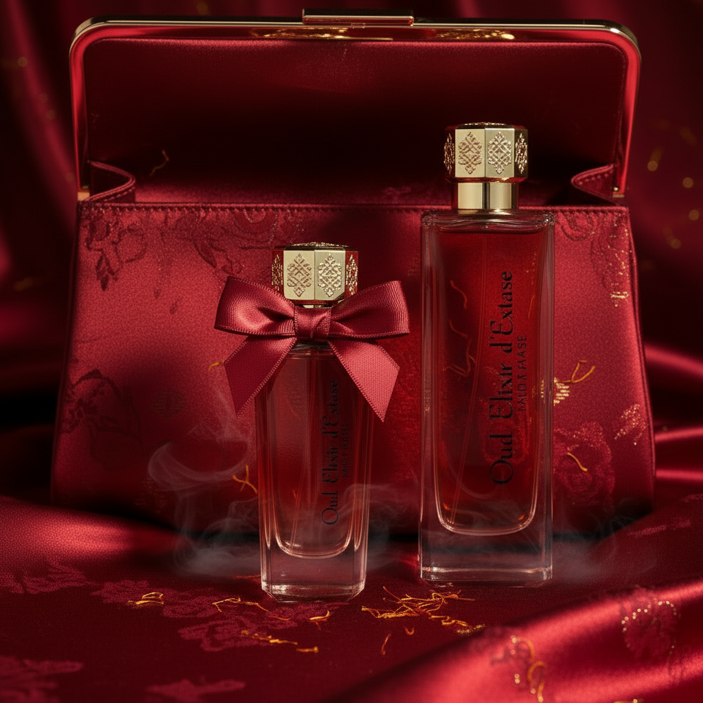 Linn Young EDP 100ml + 30ml "Oud Elixir Red" Jantarovo - kvetinová