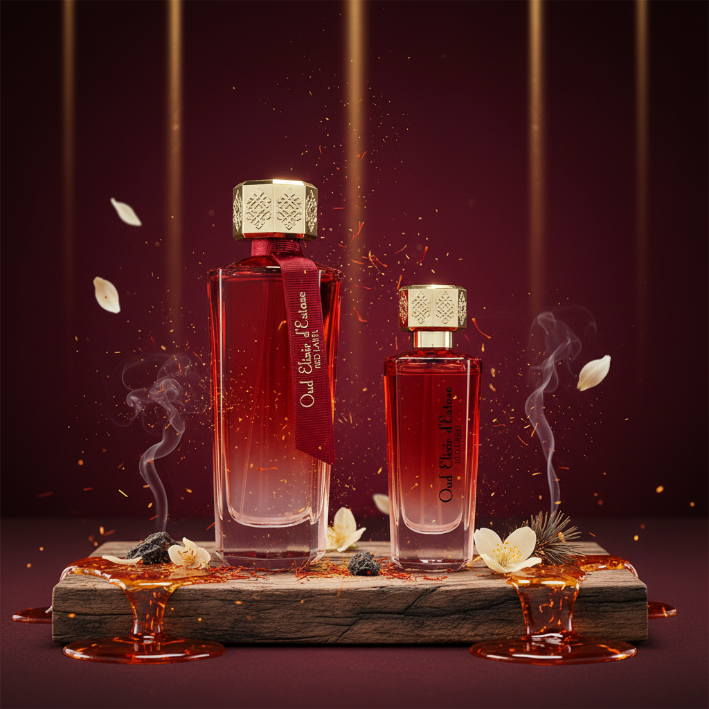Linn Young EDP 100ml + 30ml "Oud Elixir Red" Jantarovo - kvetinová