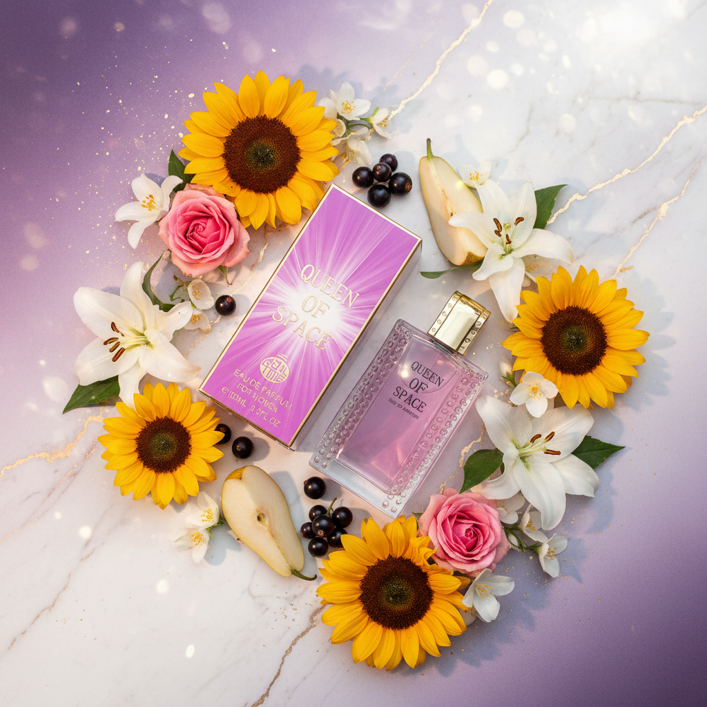 EDP 100 ml „Queen of Space“ – ovocno-kvetinová vôňa