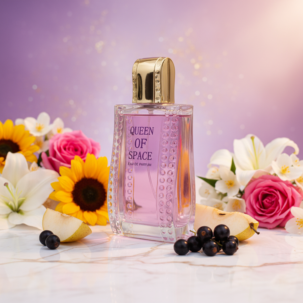 EDP 100 ml „Queen of Space“ – ovocno-kvetinová vôňa